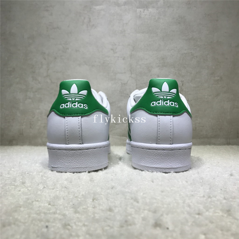 Adidas Superstar White Green BY3722